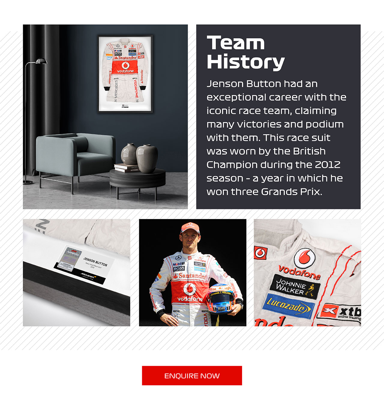 Team History - Enquire Now